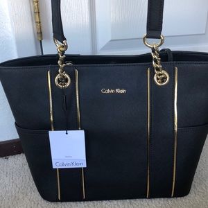Calvin Klein black tote